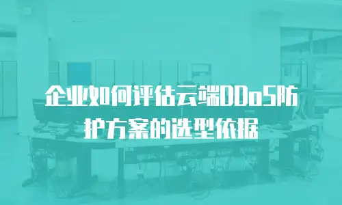 企业如何评估云端DDoS防护方案的选型依据