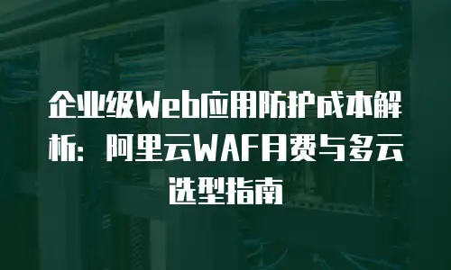 企业级Web应用防护成本解析：阿里云WAF月费与多云选型指南