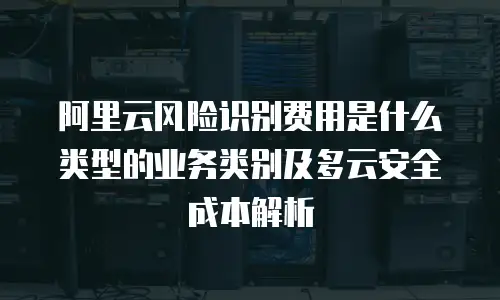 阿里云风险识别费用是什么类型的业务类别及多云安全成本解析