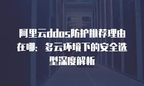 阿里云ddos防护推荐理由在哪：多云环境下的安全选型深度解析
