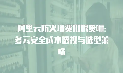 阿里云防火墙费用很贵嘛：多云安全成本透视与选型策略