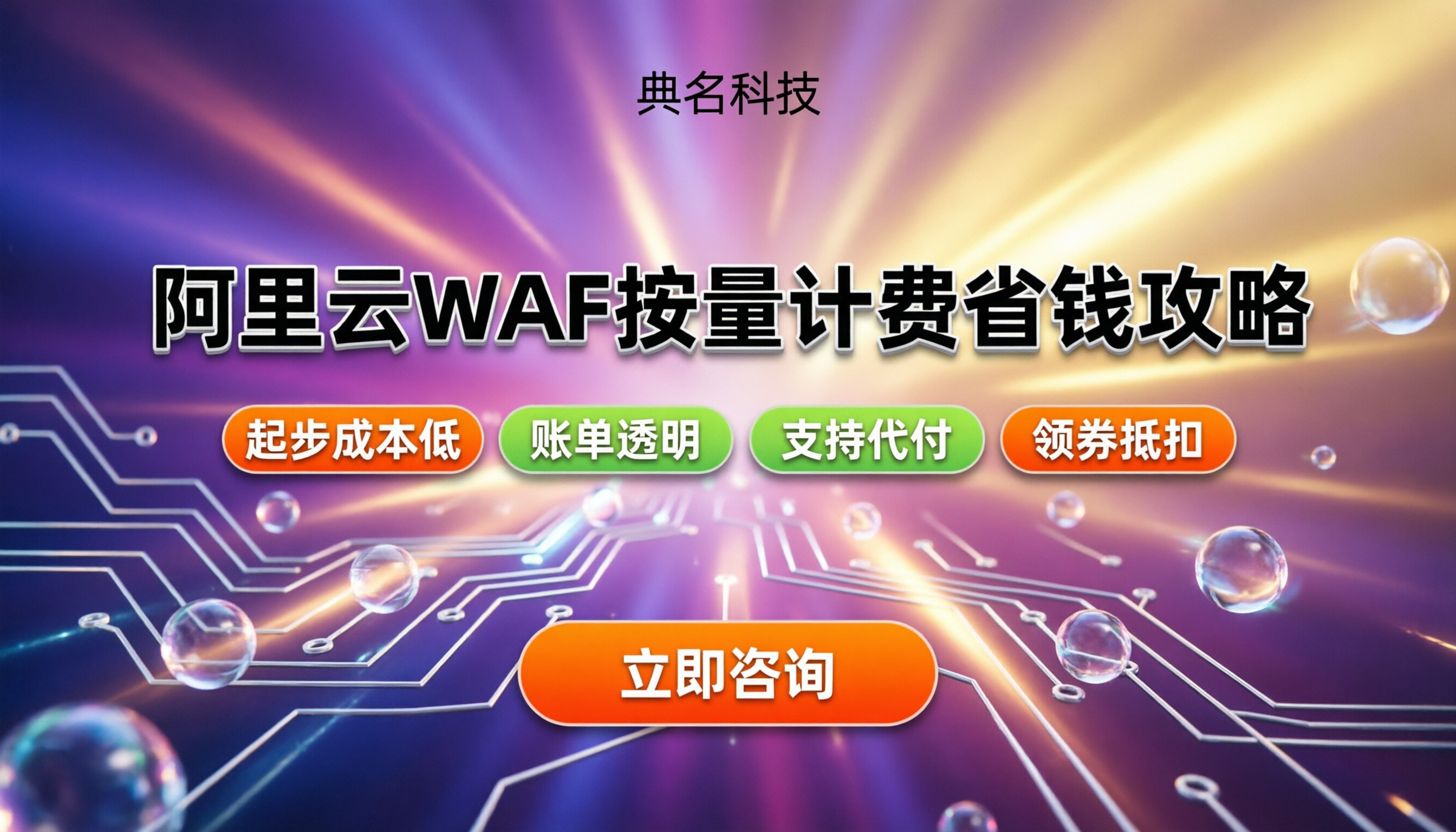 阿里云WAF按量计费价格：怎么买最划算
