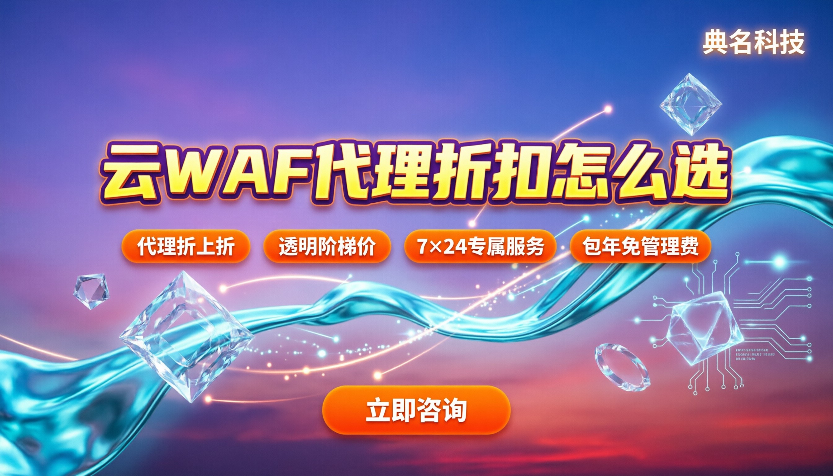 阿里云防火墙优惠活动:云WAF怎么选?代理折扣对比