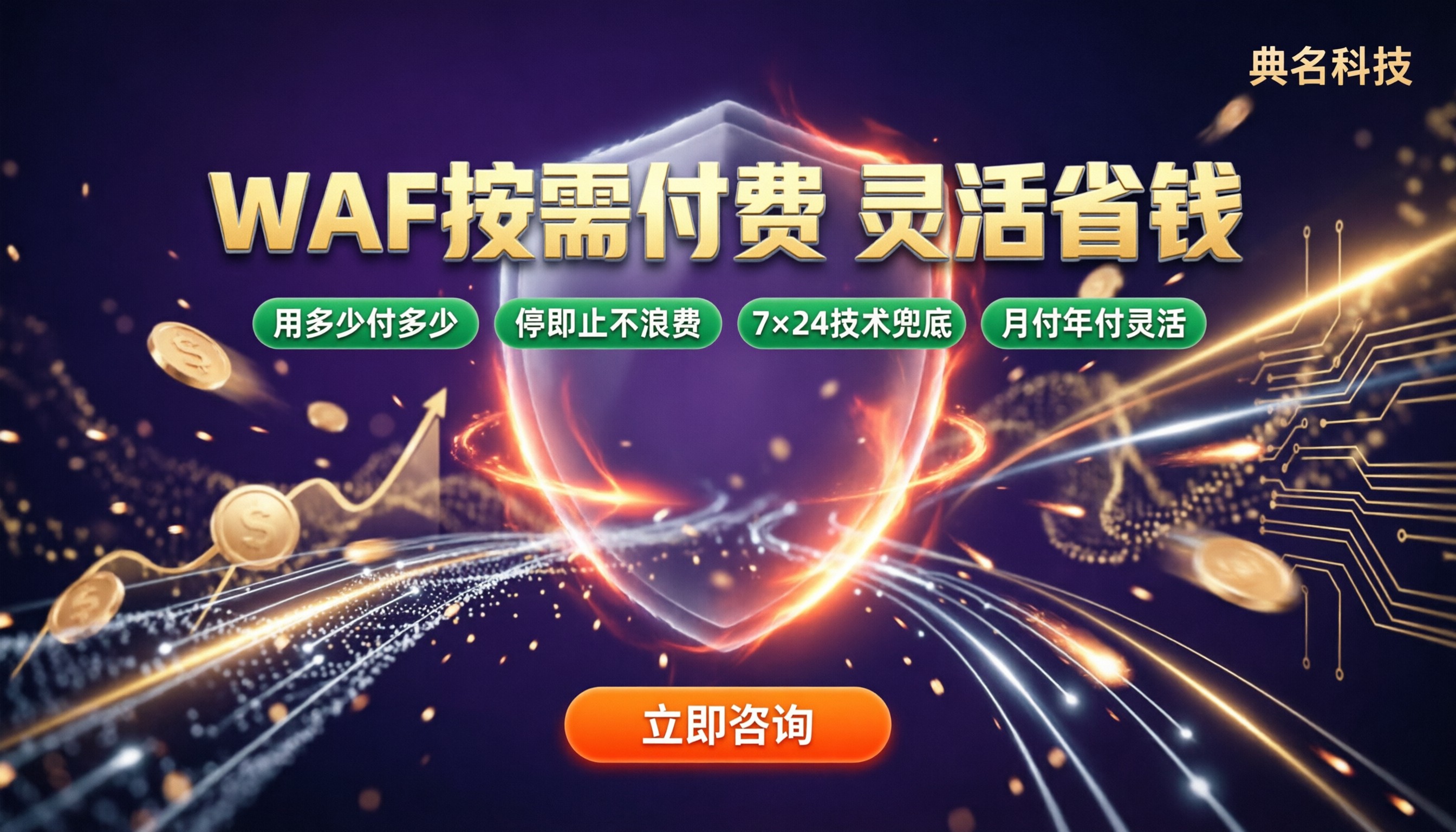 web应用防火墙按需付费价格:对比怎么选