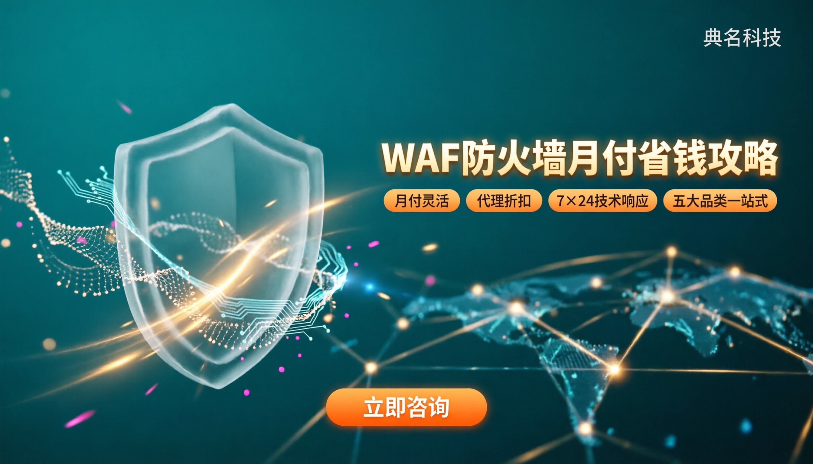 WAF防火墙按月收费多少钱:怎么选更省