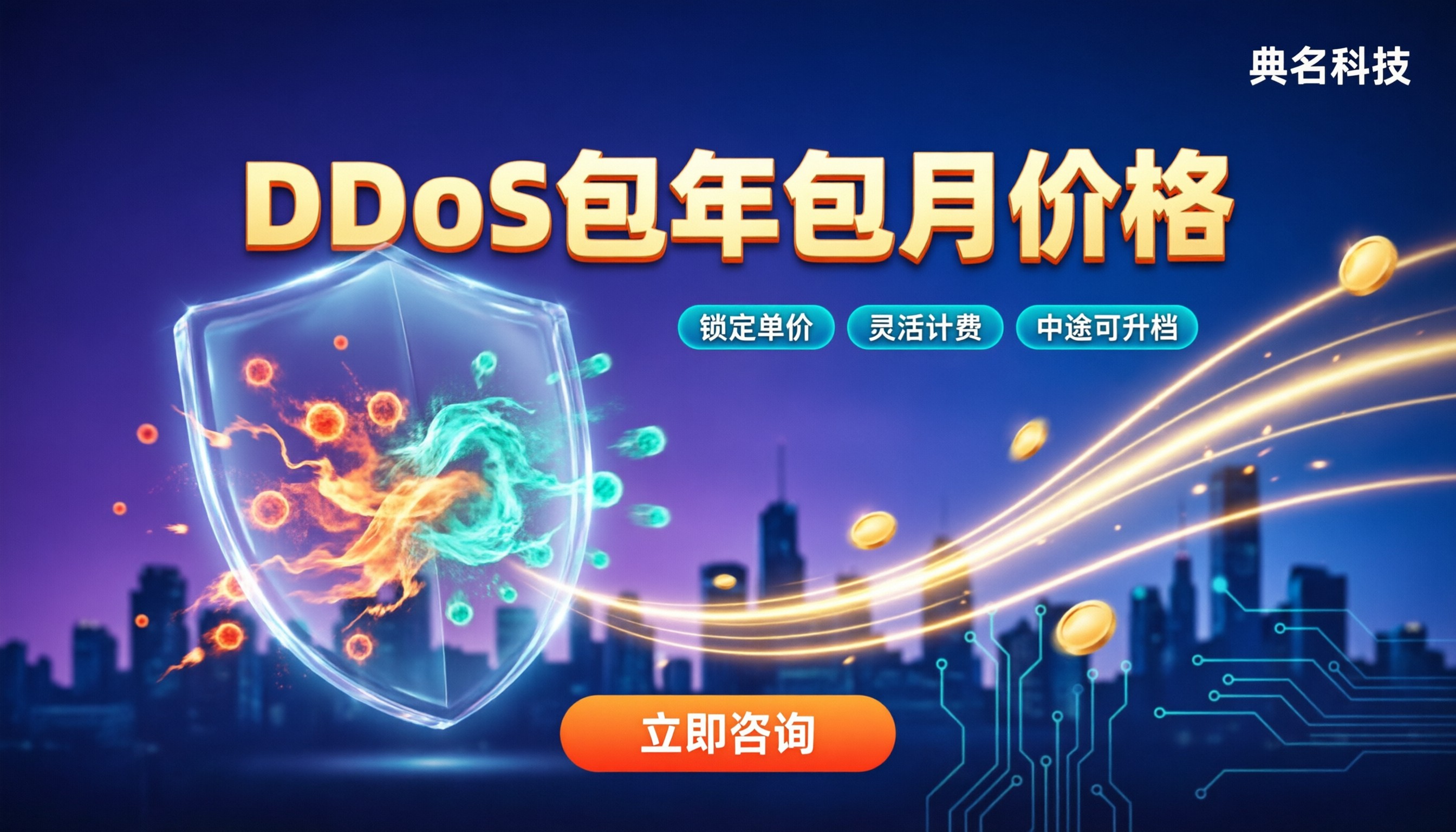 DDoS包年包月价格：对比后怎么买更划算？