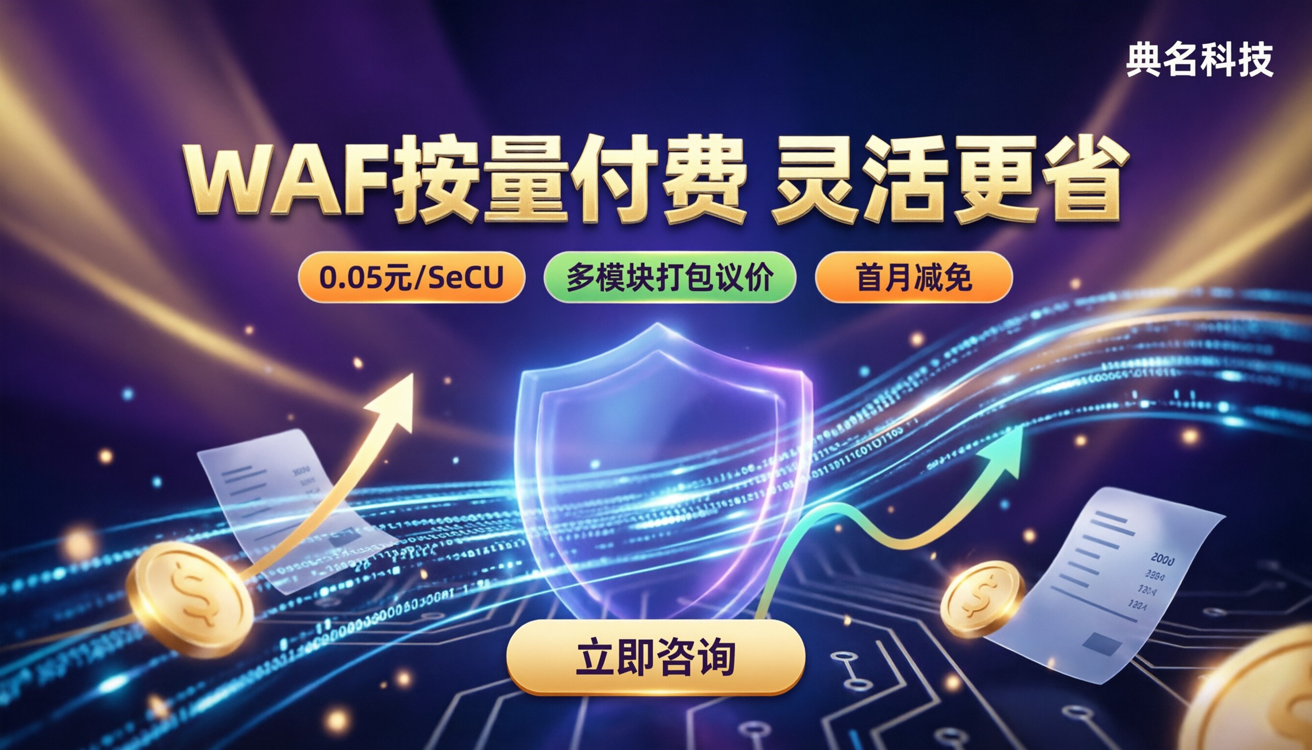 web应用防火墙按量付费怎么收费?哪家好更省