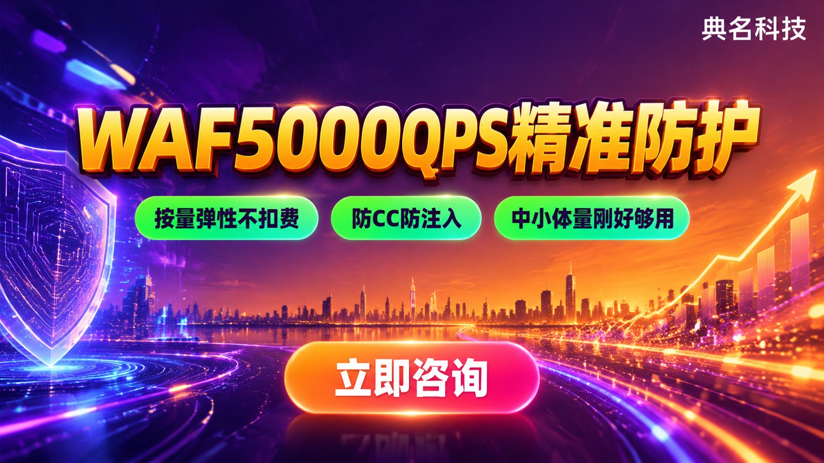 阿里云WAF5000QPS适用场景:网站防护与活动限流