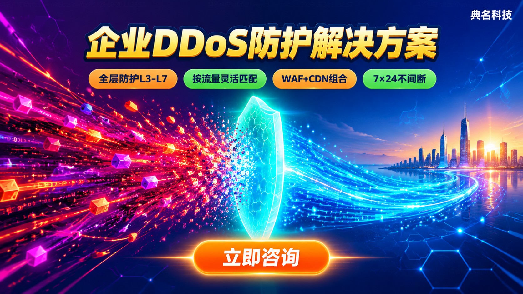 企业DDoS防护解决方案：清洗策略与费用构成