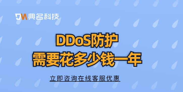 DDoS攻击防护：DDoS防护需要花多少钱一年