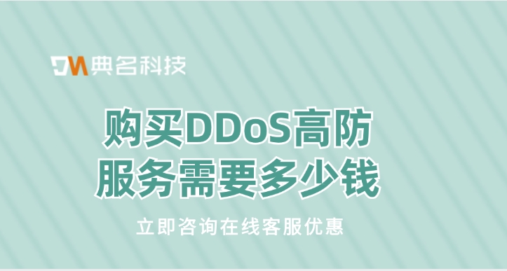 购买DDoS高防服务需要多少钱