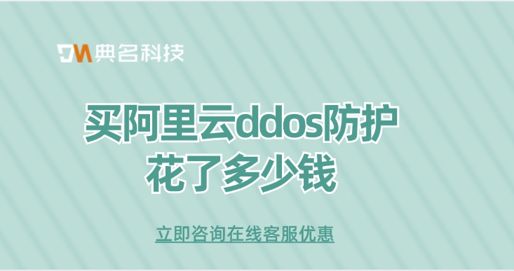 ddos防护服务价格：买阿里云ddos防护花了多少钱