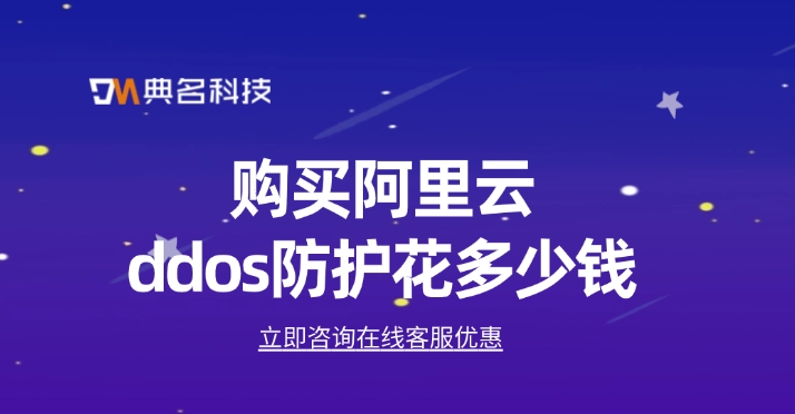 ddos防护费用：购买阿里云ddos防护花多少钱